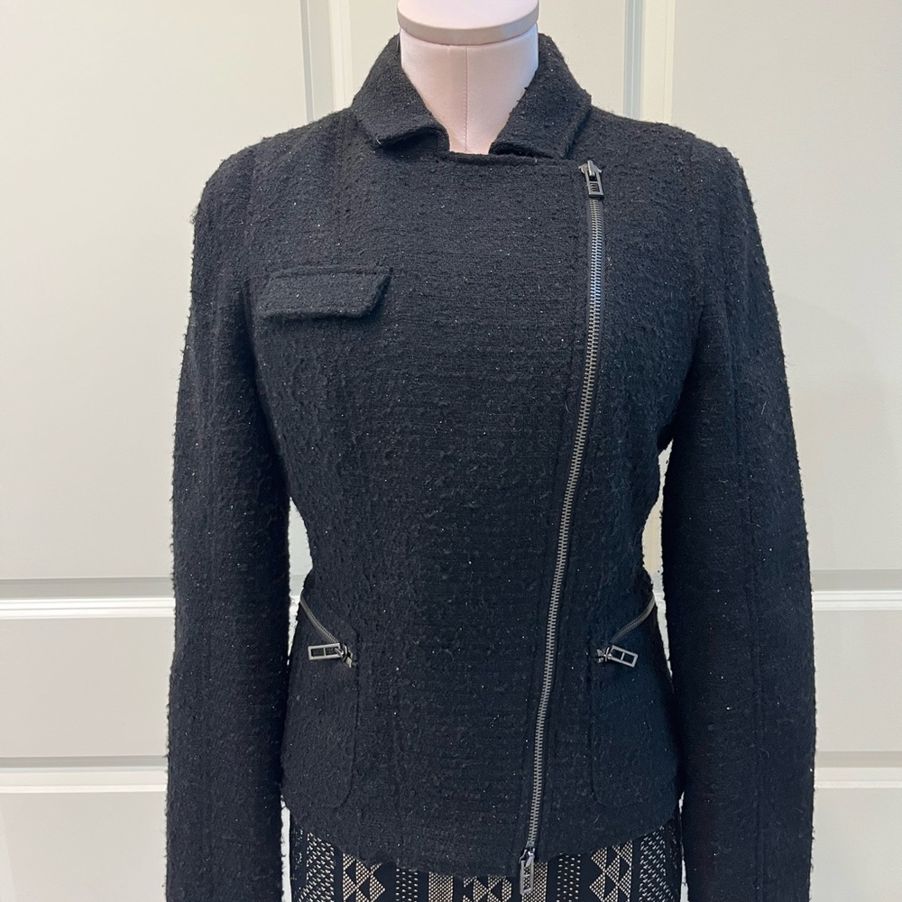 Armani Exchange Black Textured Blazer size M
